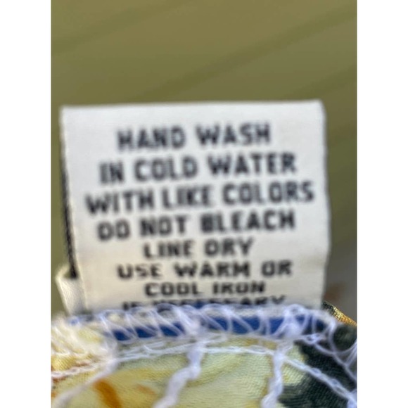 Speed Limit Women's Smocked Floral Striped Cropped Blouse Bell Sleeve L - Picture 7 of 8